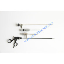 0deg 5X300mm Veterinary Laparoscope Thoracoscope with Trocar, Forceps